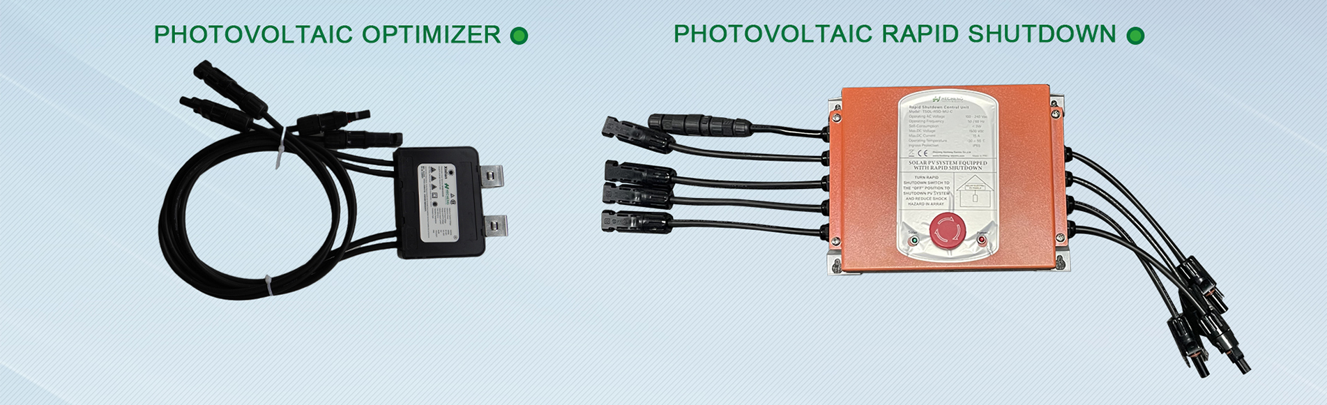 фотогальванический фотоэлектрический оптимизатор с быстрым отключением
