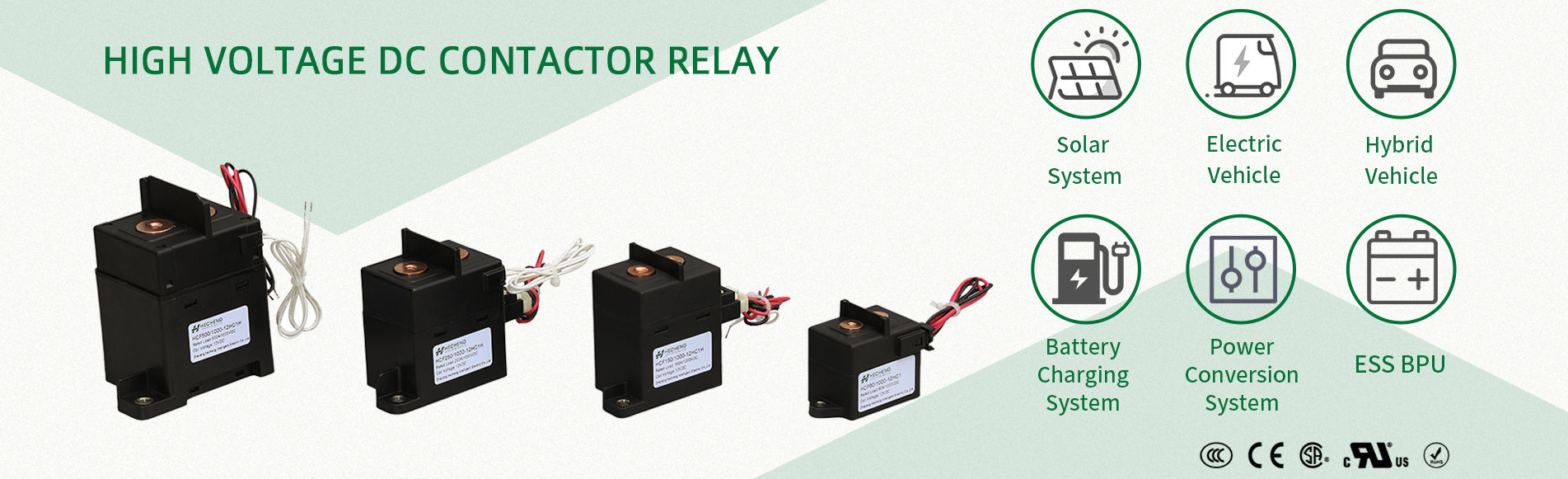 High Voltage DC Contactor Relay